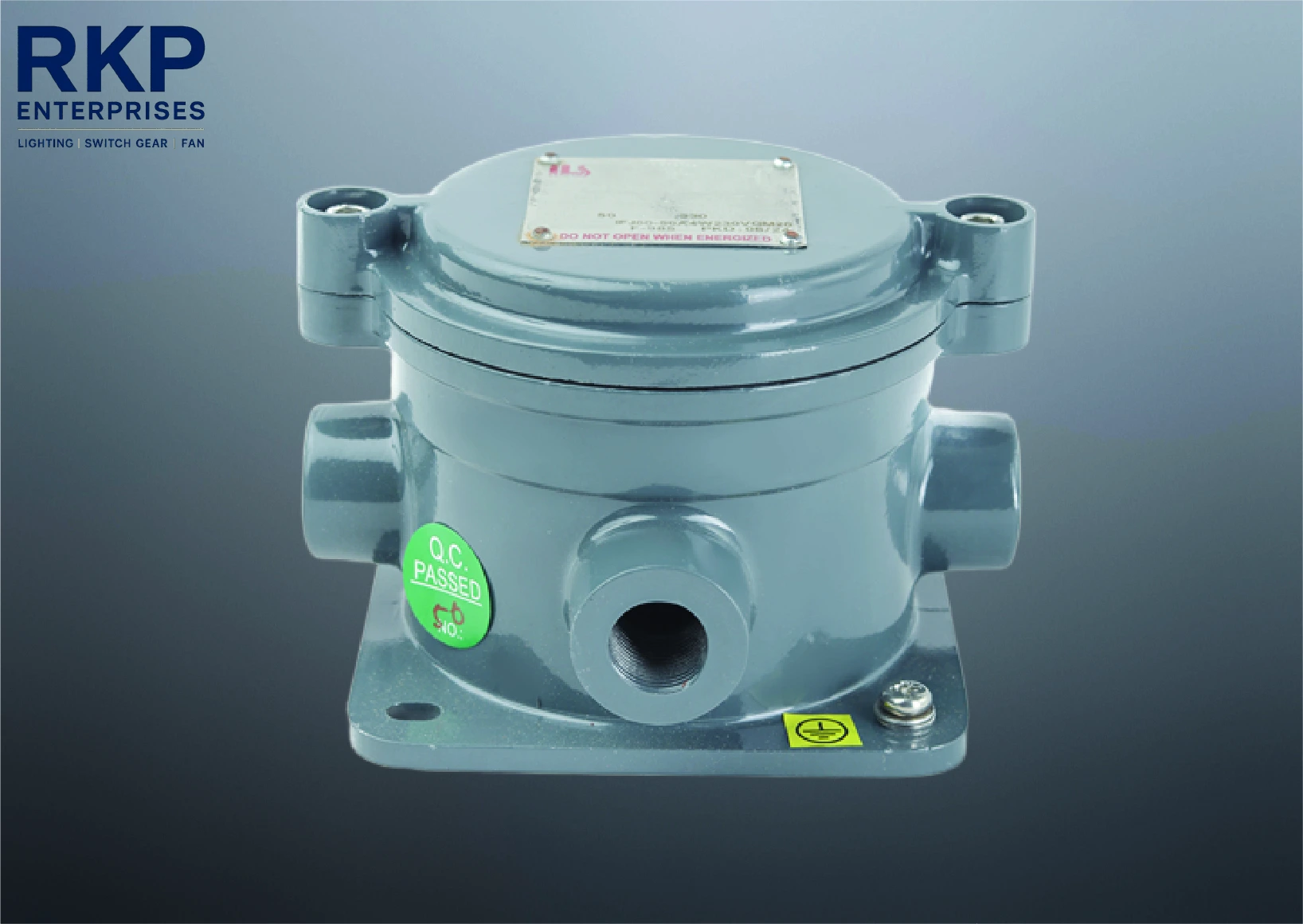 Image of Flameproof Junction Box 100mm Dia